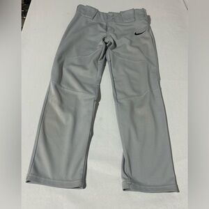 Nike Vapor Select Baseball Boys Pants/ Heather Grey Size : Small